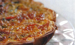 Tarte tourangelle safranée extrait du livret je cuisine le Safran avec les Safraniers de Touraine
